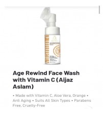 Ajaz Aslam Age Rewind Face Wash with Vitamin C